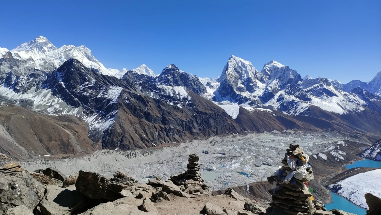EBC Pour itinéraire via Lac Gokyo et Gokyo Ri (sommet) EBC Pour itinéraire via Lac Gokyo et Gokyo Ri (sommet)